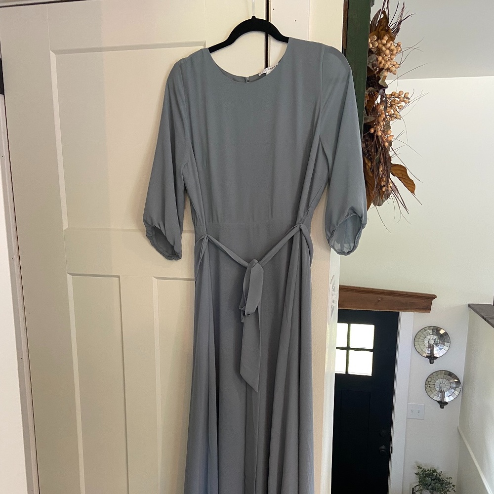 Rebecca maxi dress ( Baltic Born ) dusty blue